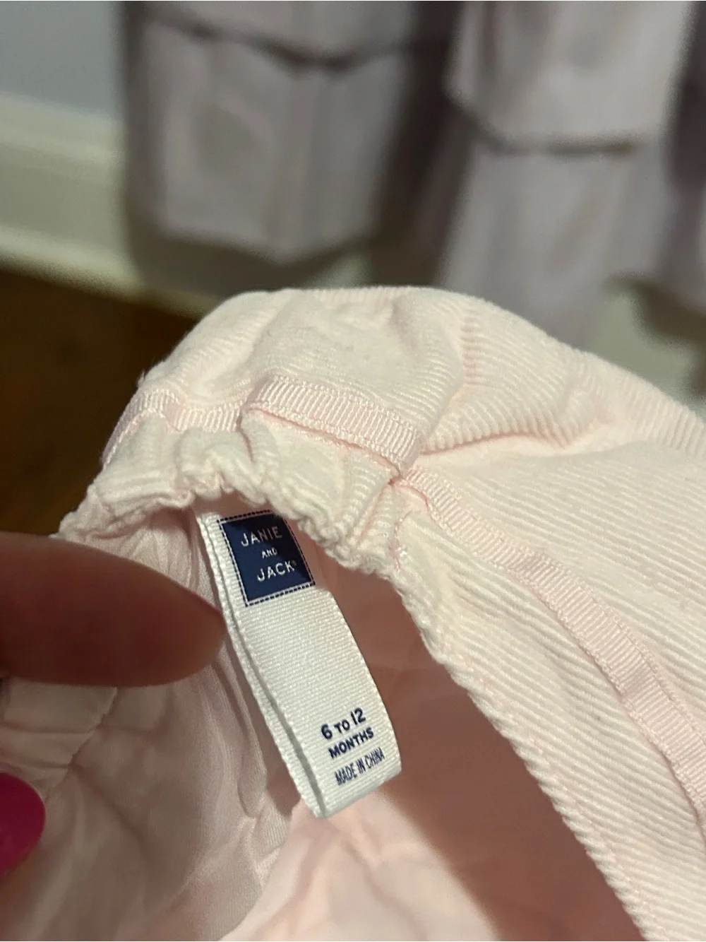 Janie and Jack Light Pink Kids Cap